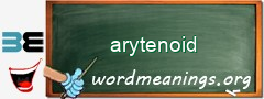 WordMeaning blackboard for arytenoid